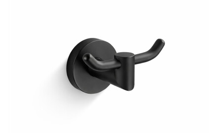 CLASSIC—Double Towel Hook / Matte Black