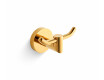 CLASSIC - Double Towel Hook / Shiny Gold