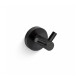 CLASSIC - Double Towel Hook / Matte Black #1