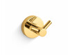 CLASSIC - Double Towel Hook / Shiny Gold