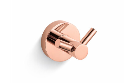 CLASSIC—Double Towel Hook / Rose Gold Gloss