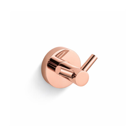 CLASSIC—Double Towel Hook / Rose Gold Gloss #1