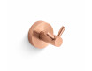 CLASSIC - Double Towel Hook / Brushed Rose Gold