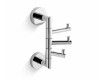CLASSIC - Towel Hook / Triple Swivel / Chrome