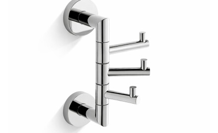CLASSIC - Towel Hook / Triple Swivel / Chrome