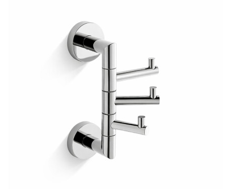CLASSIC - Towel Hook / Triple Swivel / Chrome