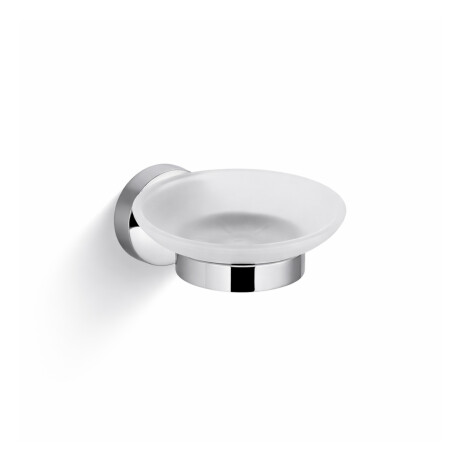 CLASSIC - Soap Dish / Chrome, Frosted Glass #1
