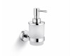 CLASSIC - Liquid Soap Dispenser / Frosted Glass / Chrome