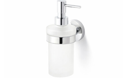 CLASSIC - Liquid Soap Dispenser / Frosted Glass / Chrome