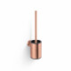 CLASSIC—Low-profile wall-mounted toilet brush / metal holder, plastic brush head / rose gold brushed finish #1