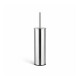 CLASSIC—Tall Freestanding Toilet Brush / Metal Container, Plastic Brush Head / Chrome #1