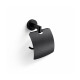 CLASSIC - Toilet Paper Holder / with Cover / Matte Black #1