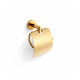 CLASSIC - Toilet Paper Holder / with Cover / Glossy Gold #1