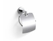 CLASSIC - Toilet Paper Holder / with Cover / Chrome