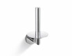 CLASSIC—Toilet Paper Holder with Rosette for a Spare Roll / Chrome