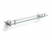 CLASSIC-60 Shelf for Under a Mirror / Chrome, Clear Glass