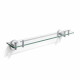 CLASSIC-60 Shelf for Under a Mirror / Chrome, Clear Glass #1