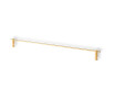 CLASSIC-Railing 50 for glass shelf 07.80160 / glossy gold