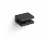 CLASSIC - Bracket/clamp for glass shelves 07.80160/50/40/30 - 2 pcs. / matte black
