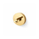 CLASSIC—Bracket with rosette for glass shelves 07.80160/50/40/30—2 pcs. / glossy gold #1