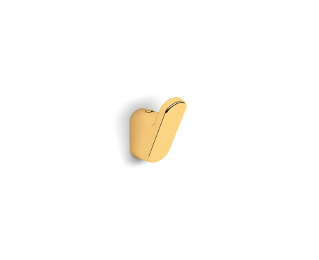 MILANO/NEXT—Single towel hook / glossy gold