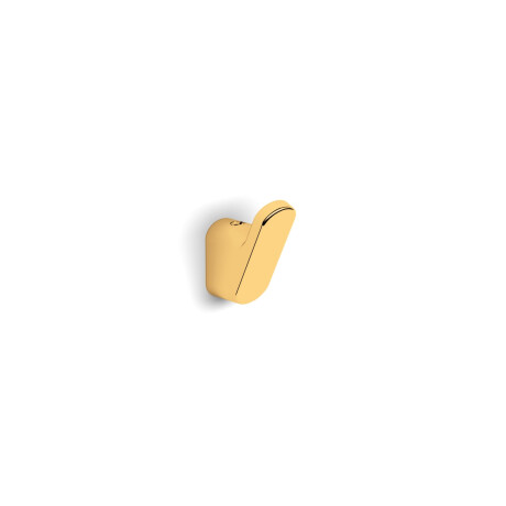 MILANO/NEXT—Single towel hook / glossy gold #1