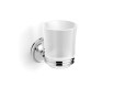 MONACO—Cup Holder / Chrome, Frosted Glass