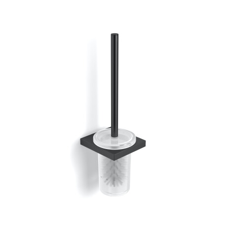 KOBE - Wall-Mounted Toilet Brush / Matte Black #1