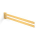 MILANO—Towel Rack / Double-arm, adjustable / Glossy gold #1