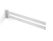 MILANO—Towel Rack / Double-Arm, Adjustable / Chrome