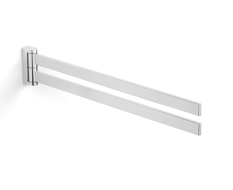 MILANO—Towel Rack / Double-Arm, Adjustable / Chrome