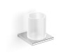 MILANO—Cup Holder / Chrome, Frosted Glass
