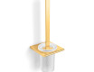 MILANO—Wall-mounted toilet brush / glossy gold