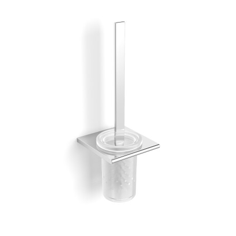 MILANO—Wall-mounted toilet brush / chrome #1