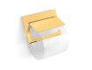 MILANO—Toilet Paper Holder / Adjustable with Cover / Shiny Gold