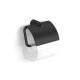 MEGAN - Toilet Paper Holder / with Cover / Matte Black #1