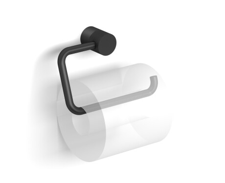 MEGAN - Toilet Paper Holder / Adjustable, Without Cover / Matte Black