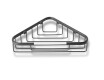 Corner Soap Dish 19x19x6 / Matte Black