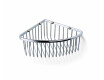 Corner basket 20x20x9 / chrome