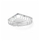 12x12x3 Corner Basket / Chrome #1