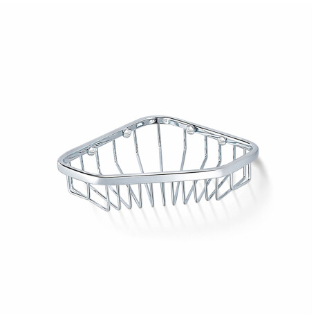 Corner basket 16x16x4 / chrome #1