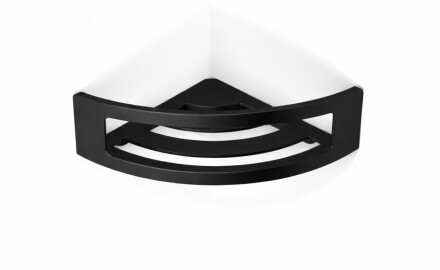 Basket - Corner Shelf 16x16x8 / Matte Black