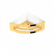 Basket - Corner Shelf 16x16x8 / Glossy Gold #1