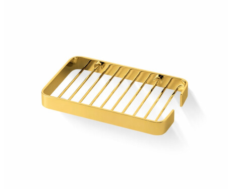 Basket 16x10x2 / wide frame / glossy gold