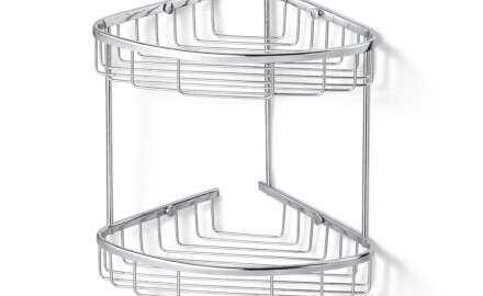 Double Corner Basket / Chrome