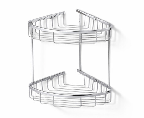 Double Corner Basket / Chrome