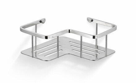 Basket - Corner Shelf 20x20x7 / Polished Steel