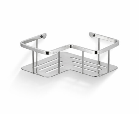 Basket - Corner Shelf 20x20x7 / Polished Steel