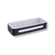 Basket 29x12x5.5 / matte black / white plastic liner #1