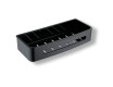 Basket 29x12x5.5 / matte black / black plastic liner